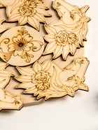 Подставка под горячее «Лошадь в цветах», 20 см, можжевельник 10938572