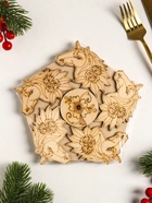 Подставка под горячее «Лошадь в цветах», 20 см, можжевельник 10938572