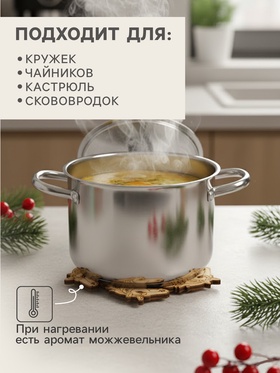 Подставка под горячее «Лошадка», 20 см, можжевельник