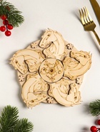 Подставка под горячее «Лошадь Красотка», 20 см, можжевельник - Фото 3