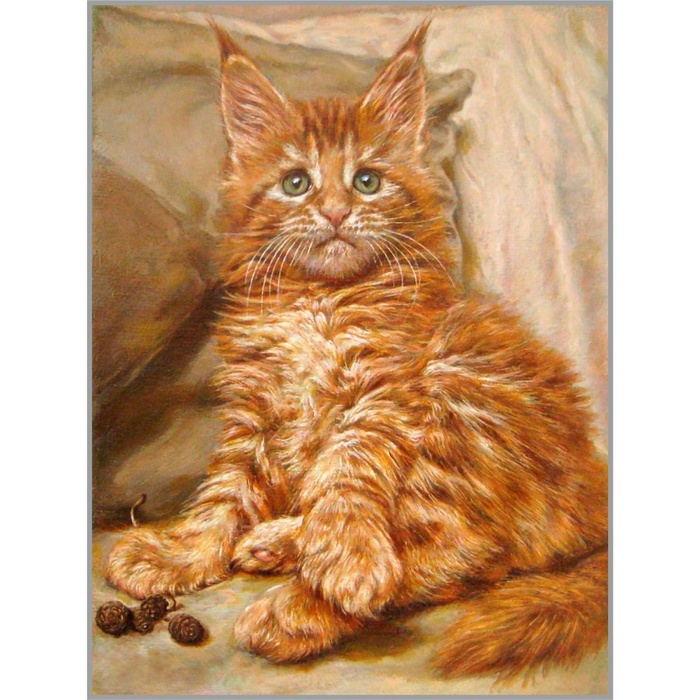 УЦЕНКА Алмазная мозаика «Рыжая очаровашка» 30×40 см, 35 цветов F-427 - Фото 1