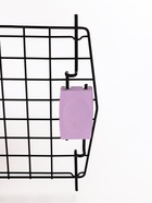 Переноска для животных пластиковая 44×31×27 см, белая/лавандовая - фото 59413452