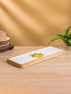 УЦЕНКА Блюдо прямоугольное «Лимоны» дерево манго 41×15 см - Фото 2