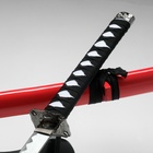 УЦЕНКА Сувенирное оружие «Катана на подставке», красные ножны, 103 см 10949279