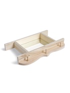 УЦЕНКА Зеркало резное с 2 полками и 3 крючками, 70×45×10 см - Фото 4