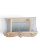 УЦЕНКА Зеркало резное с 2 полками и 3 крючками, 70×45×10 см - Фото 10