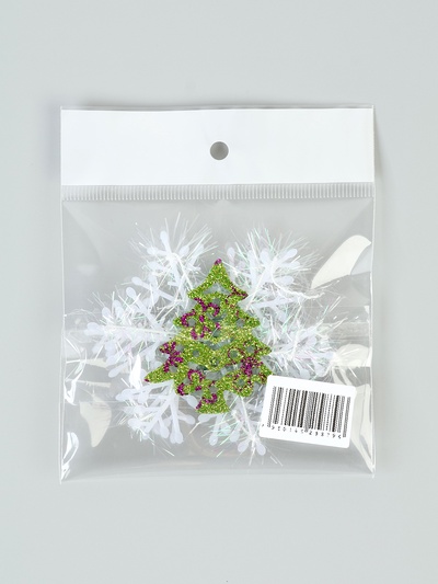 Значок новогодний «Ёлочка» МИКС