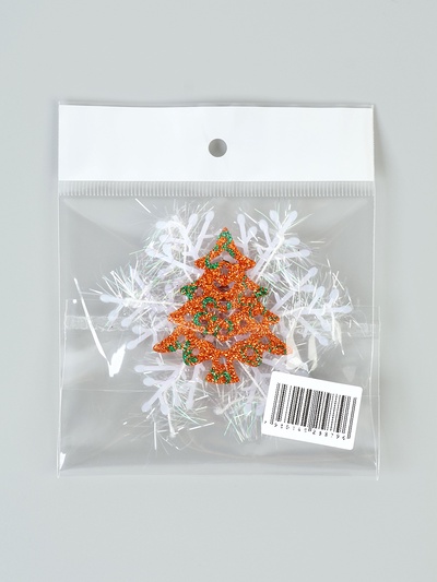 Значок новогодний «Ёлочка» МИКС