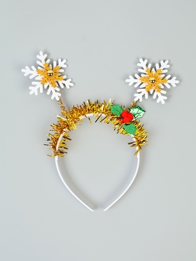 Карнавальный ободок новогодний «Снежинка»