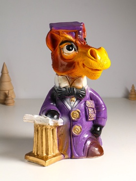 Копилка для денег «Конь Ученый», 29.5×20×19 см, цветной, гипс