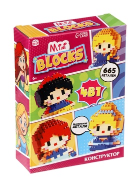 {{photo.Alt || photo.Description || 'Конструктор «Mini Blocks. Принцессы», 665 деталей'}}