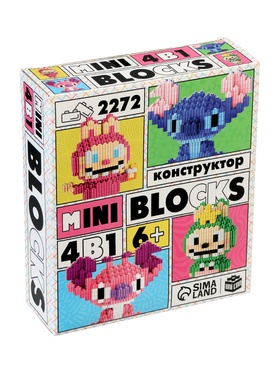 {{photo.Alt || photo.Description || 'Конструктор «Mini Blocks. Весёлые друзья», 2272 деталей'}}
