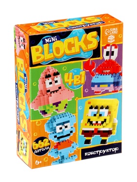 Конструктор «Mini Blocks. Подводный мир», 662 детали Конструктор «Mini Blocks. Подводный мир», 662 детали