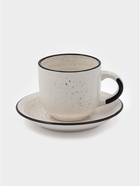 Чайная пара Доляна Nature, 2 предмета: чашка 260 мл, блюдце d=15 см, керамика, бежевая - Фото 1