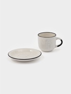 Чайная пара Доляна Nature, 2 предмета: чашка 260 мл, блюдце d=15 см, керамика, бежевая - Фото 2