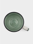 Чайная пара Доляна Nature, 2 предмета: чашка 260 мл, блюдце d=15 см, керамика, зелёная - Фото 4