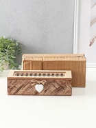 Шкатулка для украшений « Сердце там где ты», для чая, 3 деления, дерево, 9.7×24×7 см - Фото 6