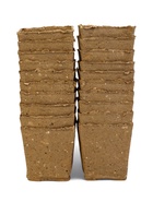 Горшок для рассады, 700 мл, 9.5?9.5?10 см, торф, набор 20 шт. (комплект 2 шт) - фото 59413838