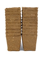 Горшок для рассады, 700 мл, 9.5?9.5?10 см, торф, набор 20 шт. (комплект 2 шт) - фото 64213139