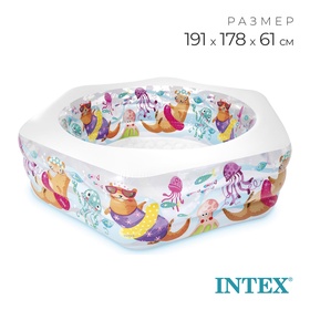 {{photo.Alt || photo.Description || 'УЦЕНКА Бассейн надувной «Морской риф», 191×178×61 см, от 6 лет, 56493NP INTEX'}}