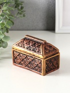 Шкатулка для украшений «Ларец», 7.5×10×6 см - фото 809288670 Шкатулка для украшений «Ларец», 7.5×10×6 см - фото 809288670