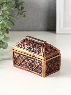 Шкатулка для украшений «Ларец», 7.5×10×6 см