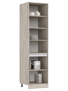 Кухонный гарнитур трёхуровневый «Карина», под посудомоечную машину, 3250 мм, цвет кашемир/крафт серый - Фото 4