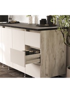 Кухонный гарнитур прямой «Челси», 2000 мм, цвет кашемир/крафт серый 10940035