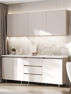 Кухонный гарнитур прямой «Челси №2», 2000 мм, цвет кашемир/крафт серый - Фото 1