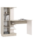 Стол компьютерный №1, 1450×502×1350 мм, цвет кашемир/крафт серый - Фото 3