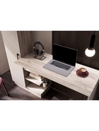 Стол компьютерный №1, 1450×502×1350 мм, цвет кашемир/крафт серый - Фото 4