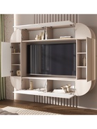 Гостиная подвесная «Оскар», 2003×350×1484 мм, цвет кашемир/кашемир МДФ - фото 59413965