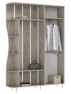 Прихожая «Лика 1», 1500×370×2150 мм, цвет кашемир/крафт серый - Фото 3