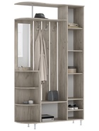 Прихожая «Лика 2», 1200×364×2150 мм, цвет кашемир/крафт серый - Фото 3