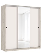 Шкаф – купе «Альянс», с зеркалом, 2000×620×2200 мм, цвет кашемир/крафт серый - Фото 4