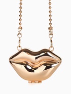 УЦЕНКА Сумка жен. 16.5×3.5×11, отд на магните, длин цепочка, золото - Фото 2