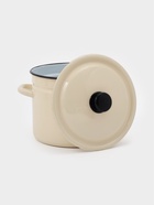 Кастрюля эмалированная, 7 л, d=23.6 см, цилиндрическая, цвет слоновой кости - Фото 2