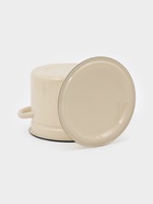 Кастрюля эмалированная, 7 л, d=23.6 см, цилиндрическая, цвет слоновой кости - Фото 3