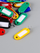 Набор бирок для ключей на кольце «Идентификатор», 53 мм, 50 шт., МИКС - фото 809288896 Набор бирок для ключей на кольце «Идентификатор», 53 мм, 50 шт., МИКС - фото 809288896