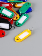 Набор бирок для ключей на кольце «Идентификатор», 53 мм, 50 шт., МИКС - Фото 3