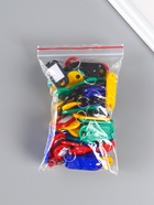 Набор бирок для ключей на кольце «Идентификатор», 53 мм, 50 шт., МИКС - фото 809288898 Набор бирок для ключей на кольце «Идентификатор», 53 мм, 50 шт., МИКС - фото 809288898