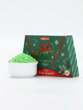 Жемчуг для ванны Make a wish, аромат яблочный пирог, 200 г, URAL LAB