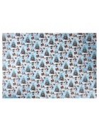 Бумага упаковочная новогодняя глянцевая «Снеговичок», 70×100 см - Фото 5