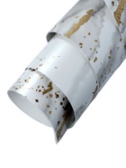 Кухонный фартук на стену «Плитка Рецциато 543», 4000×600 мм, цвет серый/золотой/металлик - Фото 3