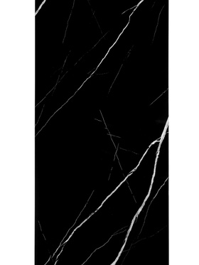 Гибкий мрамор «Азарио», 1200×600 мм, цвет чёрный