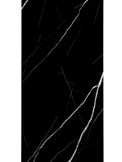 Гибкий мрамор «Азарио», 1200×600 мм, цвет чёрный