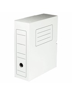 УЦЕНКА Короб архивный с клапаном 100 мм, до 900 л, Calligrata микрогофрокартон, белый - Фото 2