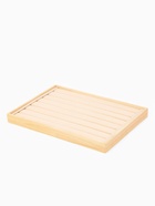 УЦЕНКА Подставка для украшений 7 полос, 35×24×3 см, бежевая - Фото 1