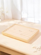 УЦЕНКА Подставка для украшений 7 полос, 35×24×3 см, бежевая - Фото 6