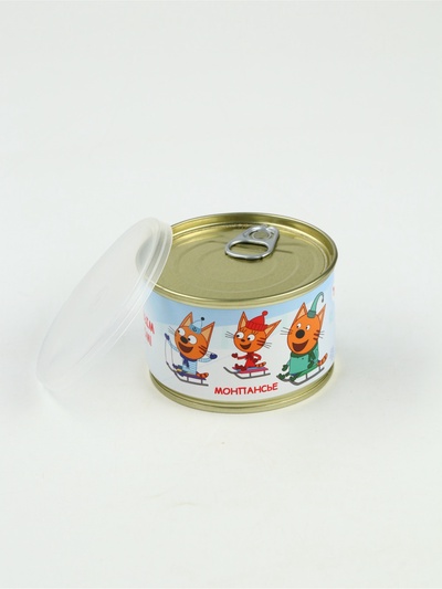 Леденцы монпансье в консервной банке «Три кота Новый год» 3 шт.